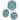 Uttermost 04378 Ocean Gems 22" Tall Polyresin Abstract Sculpture - Set - Blue