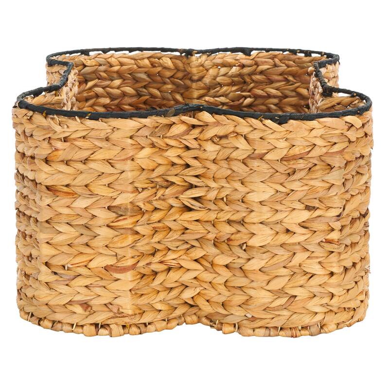 SAFAVIEH Efsun Dog Bone Storage Basket Set of 2 (Fully Assembled) - 24.8 In. W x 16.9 In. D x 10.2 In. H - 25Wx17Dx10H