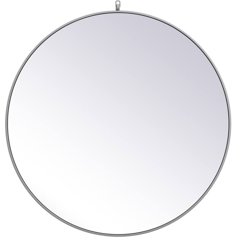 Elegant Lighting Eternity 39" Diameter Circular Beveled Metal Framed