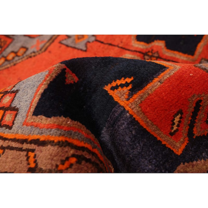 ECARPETGALLERY Hand-knotted Konya Anatolian Navy Wool Rug - 4'2 x 6'7