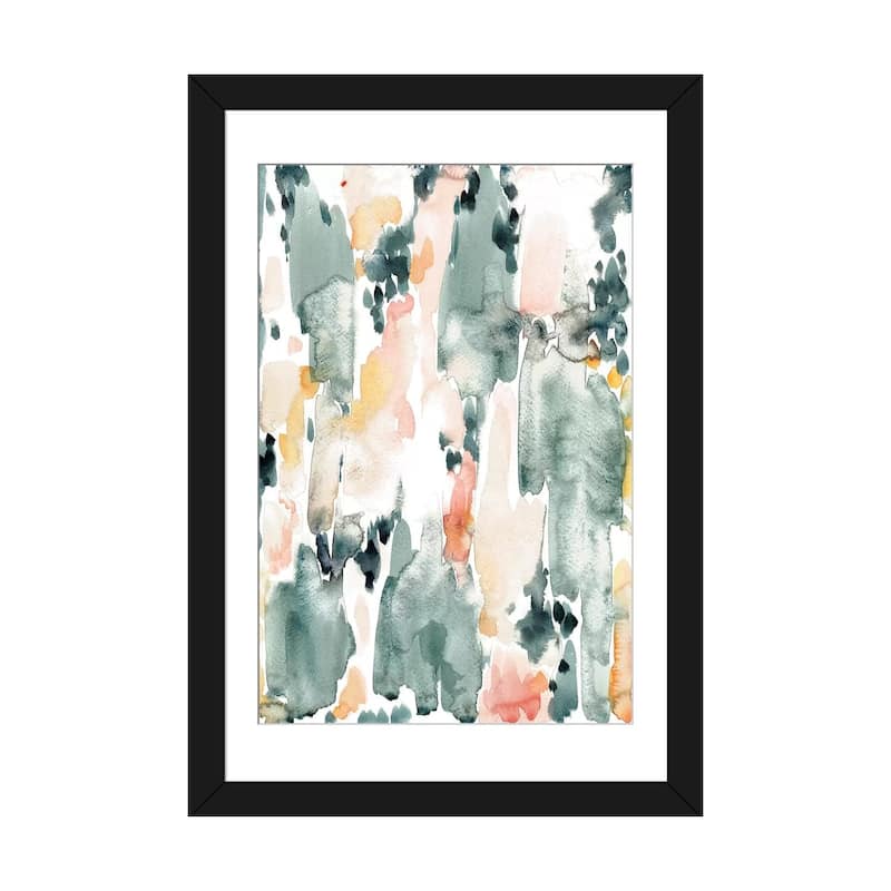 iCanvas "Lush" by Albina Bratcheva - Black - 32x24x1