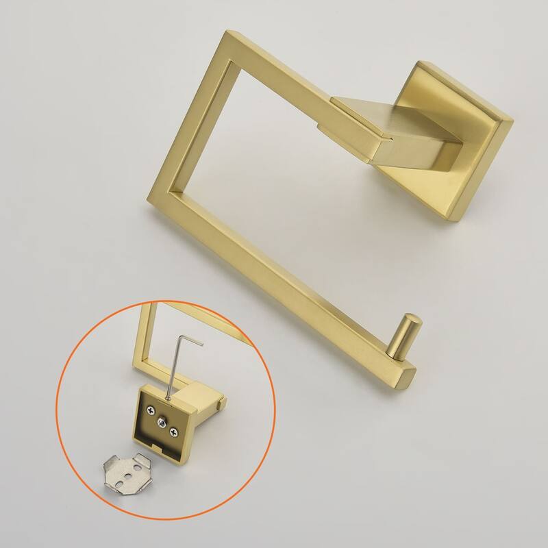 4 Piece Bathroom Hardware Set Wall Mount Bathroom Towel Holder Bar Set Bathroom Fixtures 304 Stainless Steel Bath Accessories