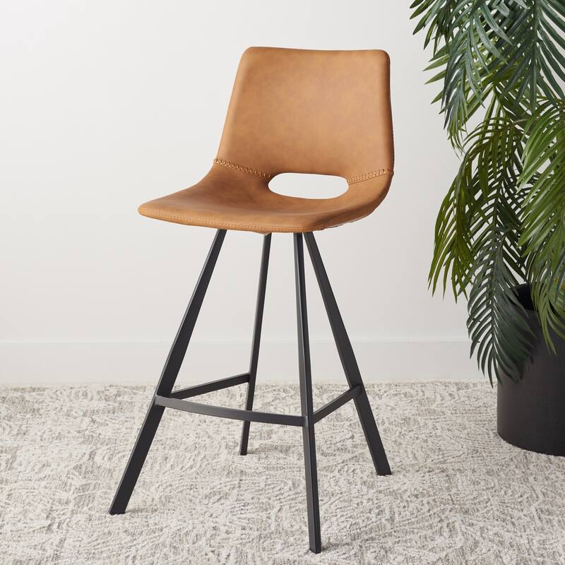 SAFAVIEH Kyung 26-inch Counter Stool - 21 In. W x 19 In. D x 38 In. H - 21Wx19Dx38H