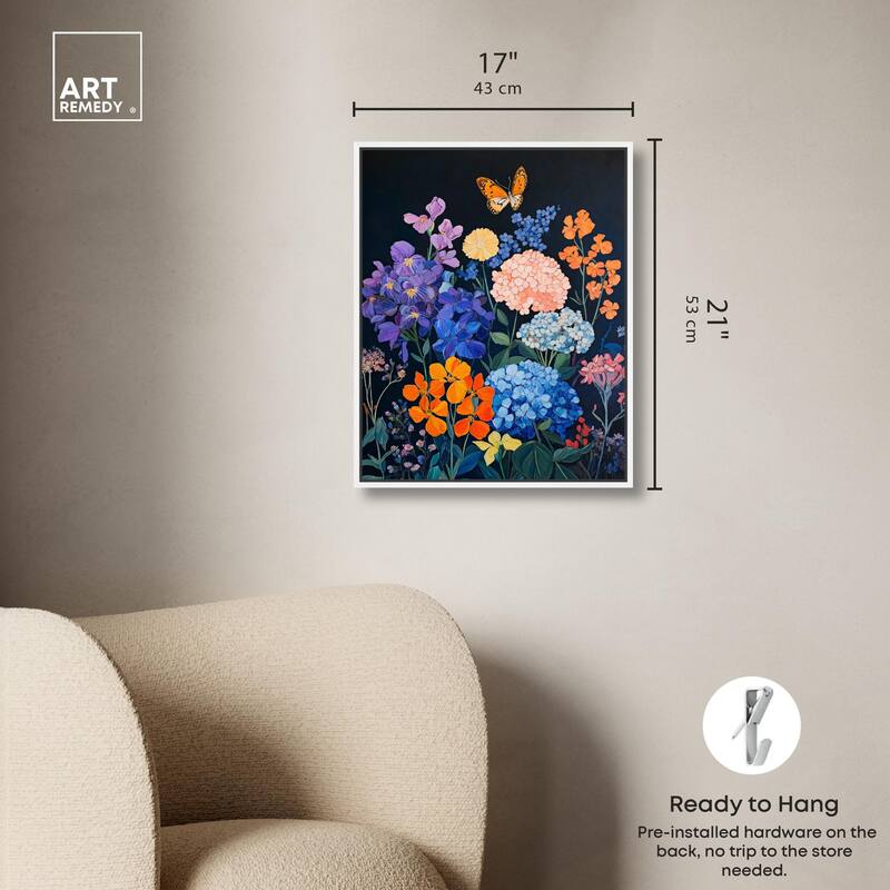 Twilight Blossoms I Canvas by Art Remedy