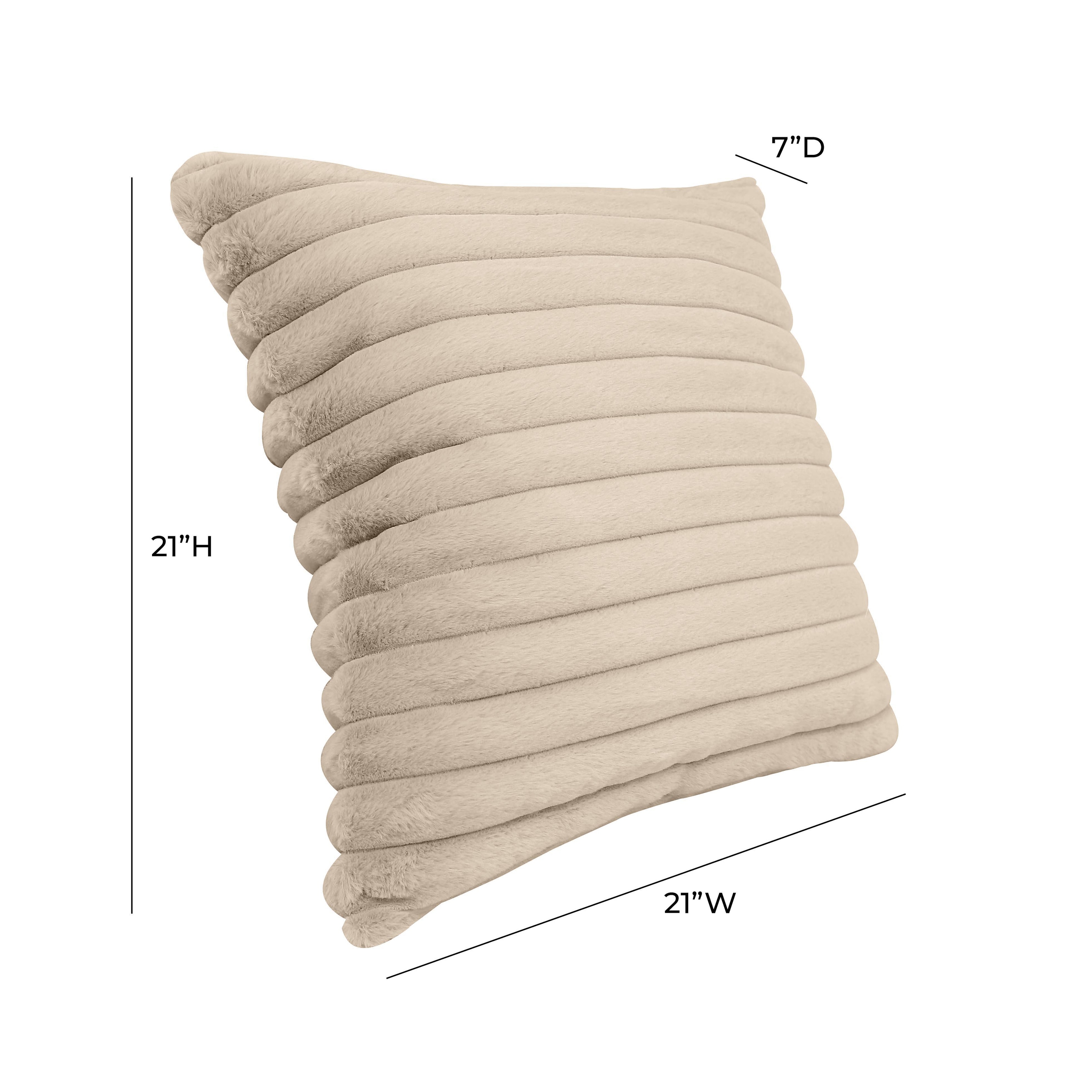 Bed bath and beyond faux fur pillow online