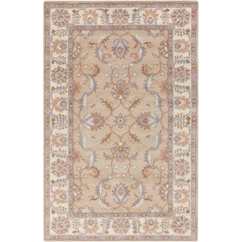 Artistic Weavers Coliseum Hand Tufted Traditional Border Wool Area Rug