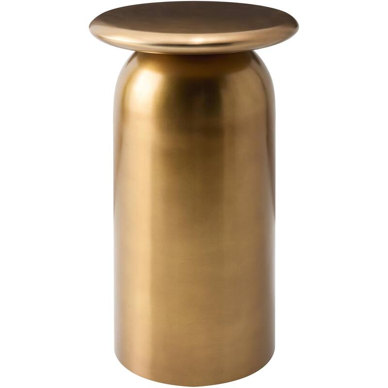 Livabliss Vesana Modern End Table - 20"H x 12"W x 12"D - Gold