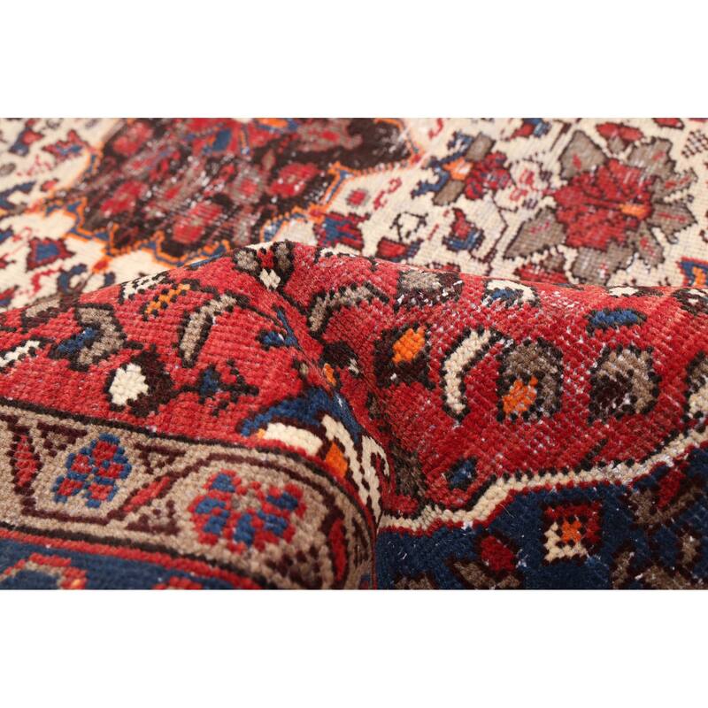 ECARPETGALLERY Hand-knotted Antalya Vintage Red Wool Rug - 4'9 x 9'7