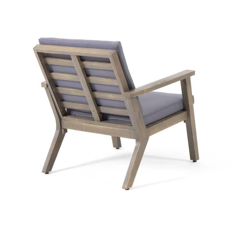 4 Pieces Patio Chat Set, Bistro Set, All-Weather Conversation Set
