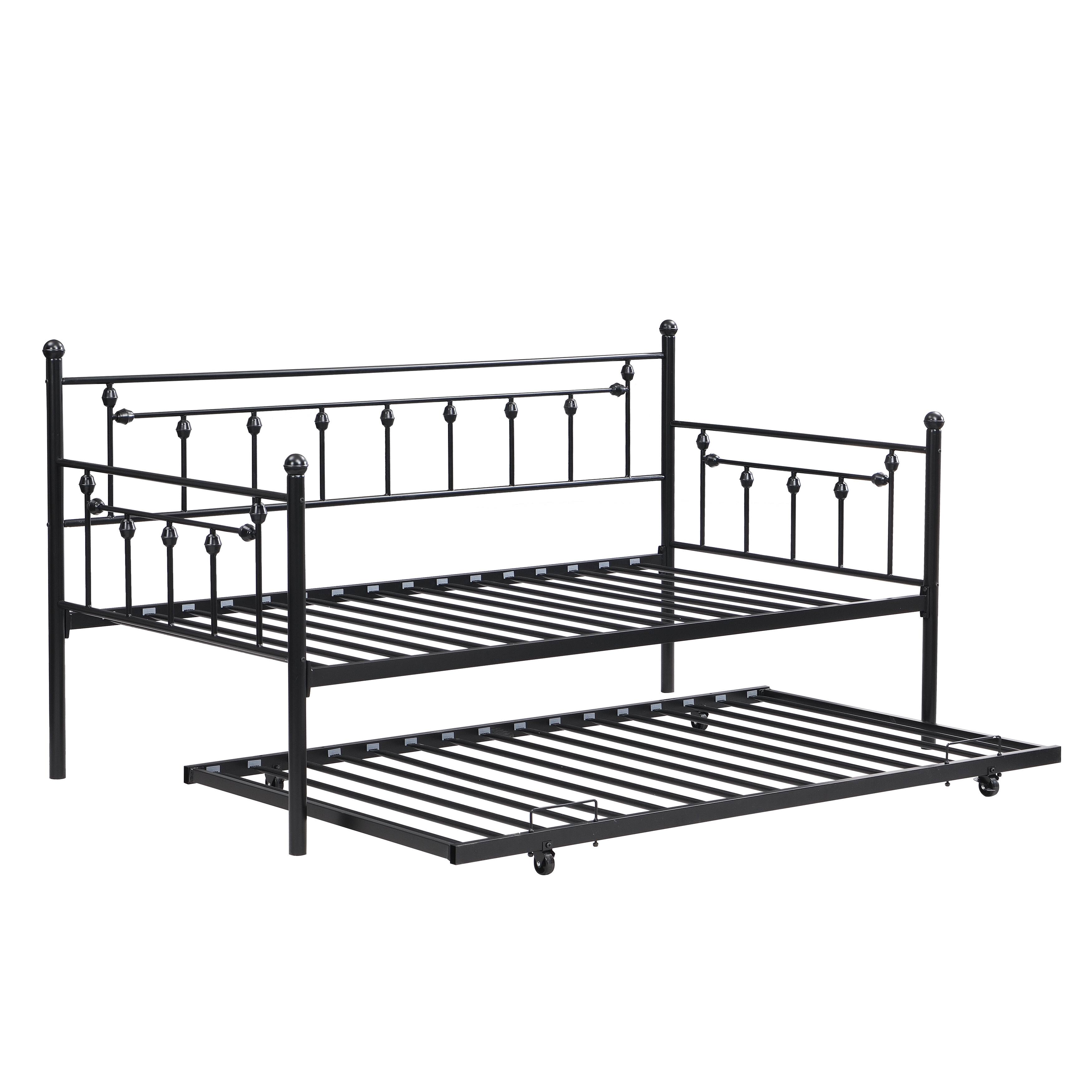 Metal Daybed with Trundle Bed Bath & Beyond 40120779