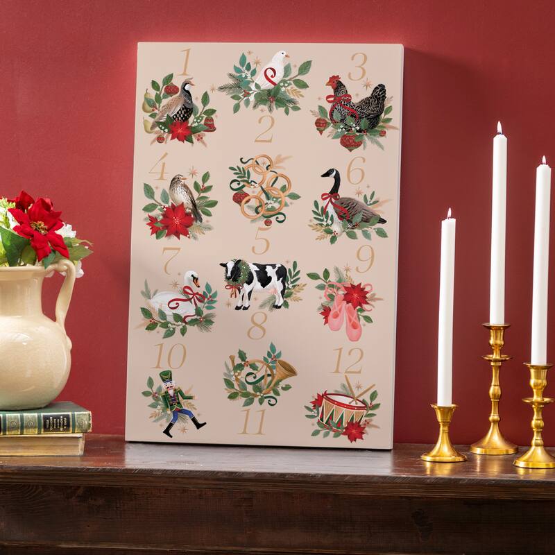 Christmas Display Indoor Wall Decor, 24"x16"