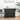HOMCOM Farmhouse Mobile Kitchen Island Utility Cart with Barn Door Style Cabinets, Drawers and Wheels- Black - 49.5*18*36