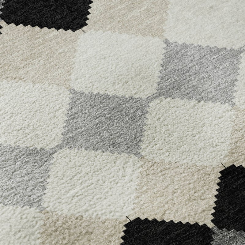 Premium Washable Super Soft Diamond Modern Mayfield Rug