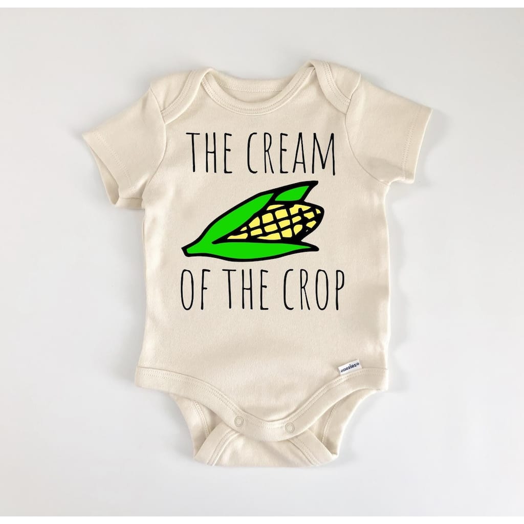 Corn Farm Vegetable - Baby Boy Girl Clothes Infant Bodysuit Funny Cute Newborn
