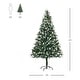 preview thumbnail 29 of 28, HOMCOM Flocked Christmas Tree with Mistletoe, Xmas Unlit Christmas Tree with Stand
