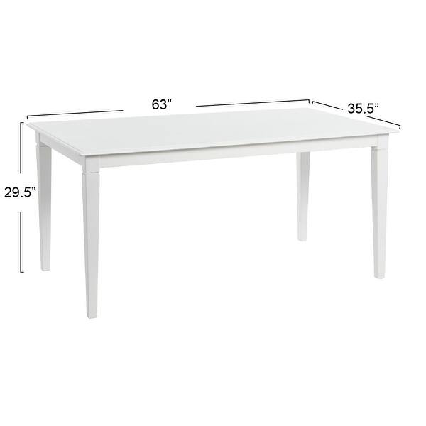 Dining Table with Solid Wood Legs - Bed Bath & Beyond - 35570013