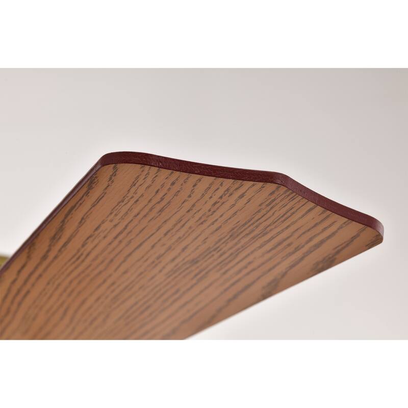 Pagamon Brass 3-Light 5-Blade Wooden Lighted Ceilng Fan with Opaque Glass Weave Shade