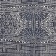 preview thumbnail 3 of 3, 2 x 3 Feet Cotton Rug with Batik Print and Fringes, Blue and White - M
