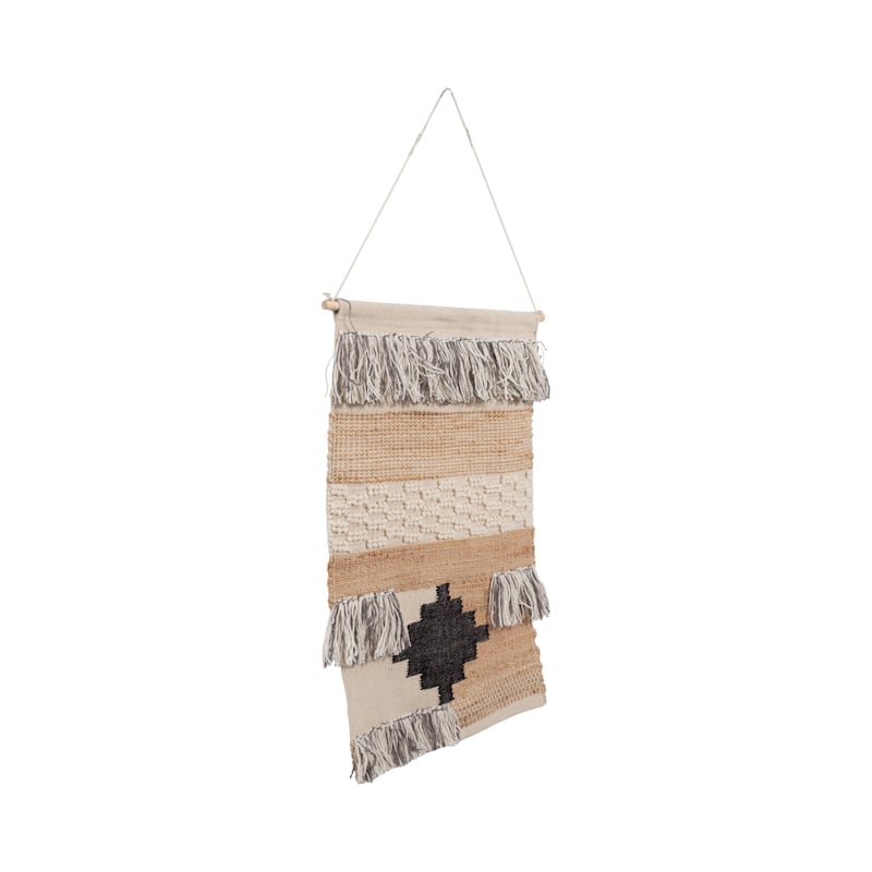 Sagebrook Home Boho Natural Fiber Wall Art Wall Hanging Tapestry