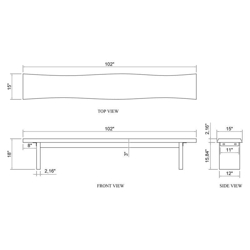 Urbia Brooks Bench