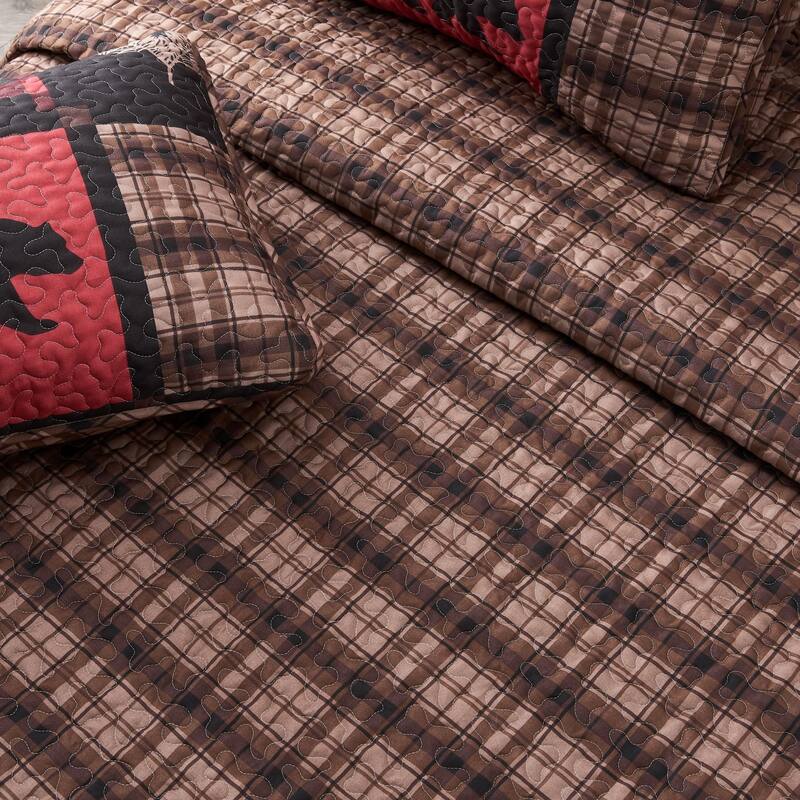 Premium Rustic Lodge All-Season Quilt Set