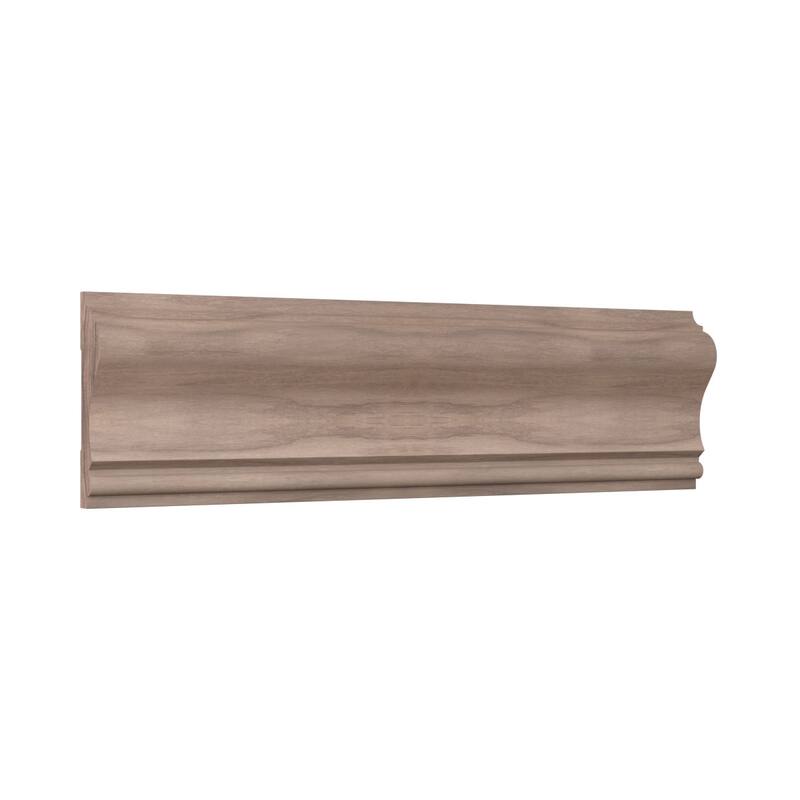 WM390 11/16-in D x 2-5/8-in W x 96-in L Americraft Solid Hardwood Stain Grade Chair Rail Moulding