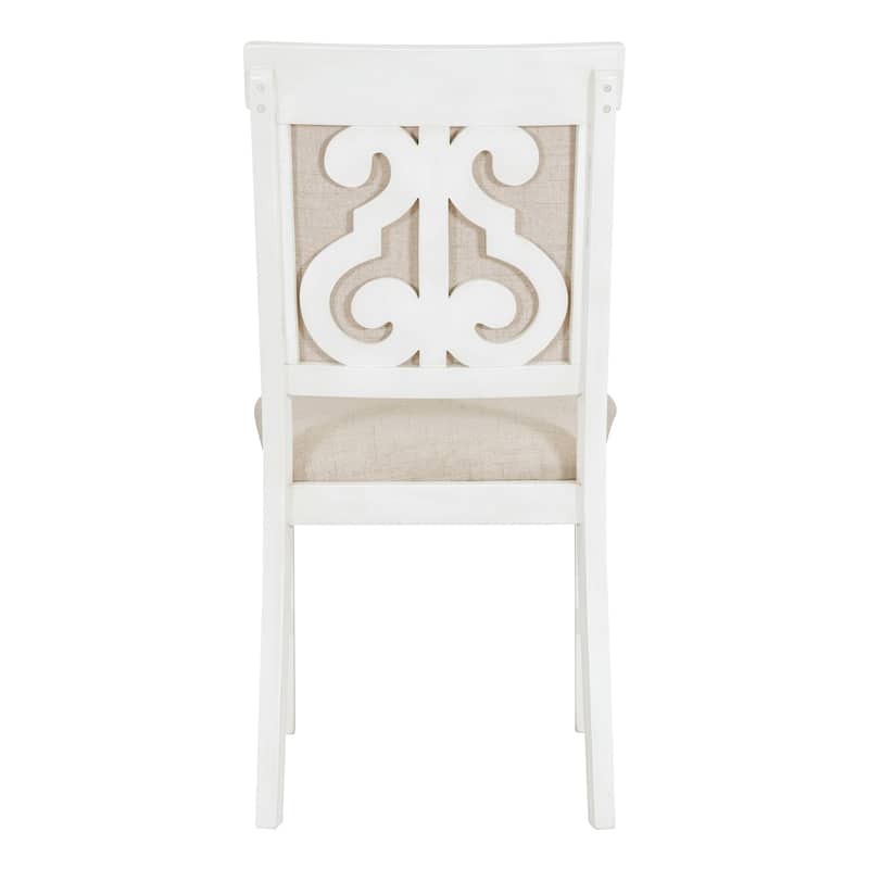 Extendable Table with a 16-inch Leaf and 4 Upholstered Chairs