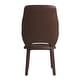 preview thumbnail 8 of 63, Vivara Set of 2 Leather Dining Chair with Padded Seat - Mid-Century Arm Chair for Home Office Bar & Kitchen
