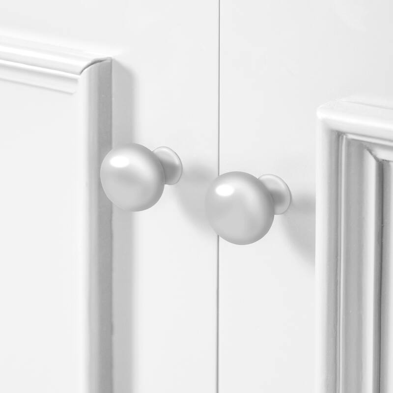 GDFStudio - Halcyon Modern Freestanding Bathroom Vanity with Ceramic Sink and Soft-Closing Storage Doors & Silver Handles