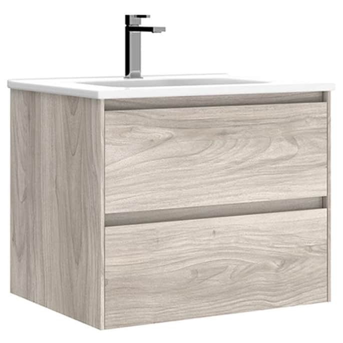 WS Bath Collections Perla C60 Perla 24" Wall Mounted Single Basin
