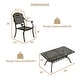 preview thumbnail 6 of 5, Clihome 7 Piece Outdoor Cast Aluminum Patio Dining Set in Bronze