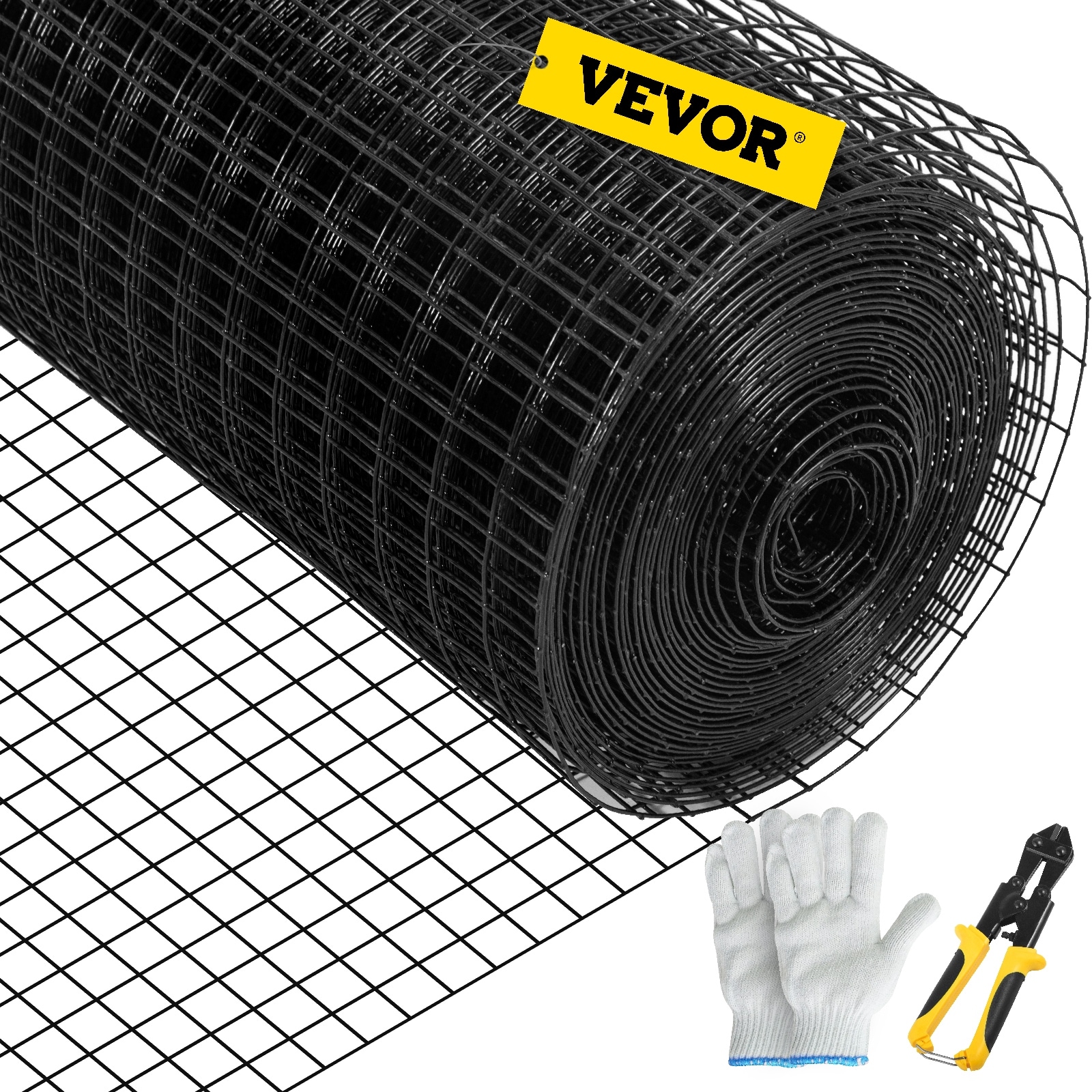 Hardware Metal Wire Roll Vinyl Coated Welded Chicken Wire Mesh Fence 36in×50ft - View #8