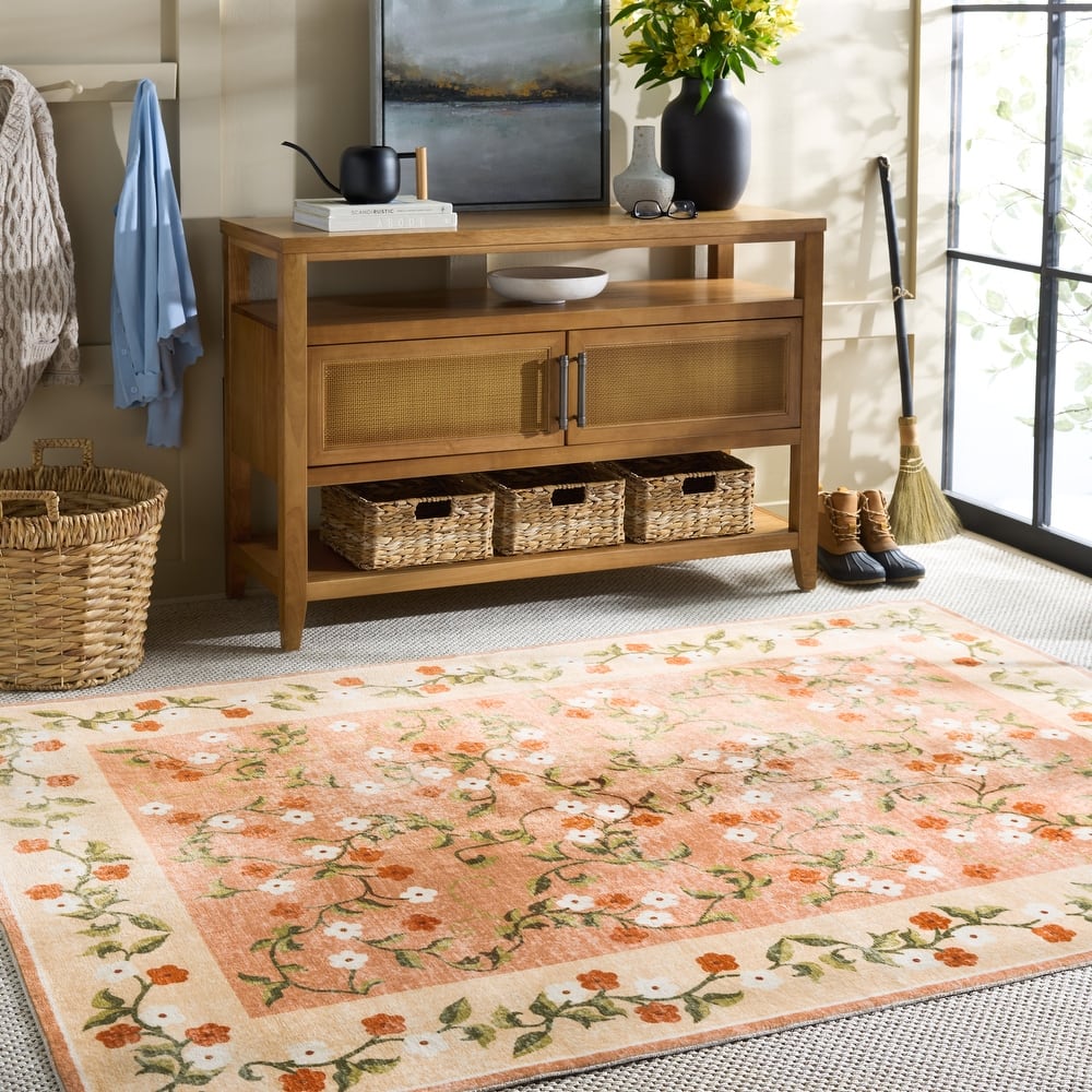 Martha Stewart Veron Machine Washable & Slip Resistant Rug