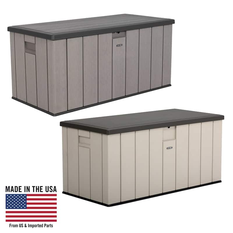 Lifetime Heavy-Duty Outdoor Storage Deck Box (150 Gallon)