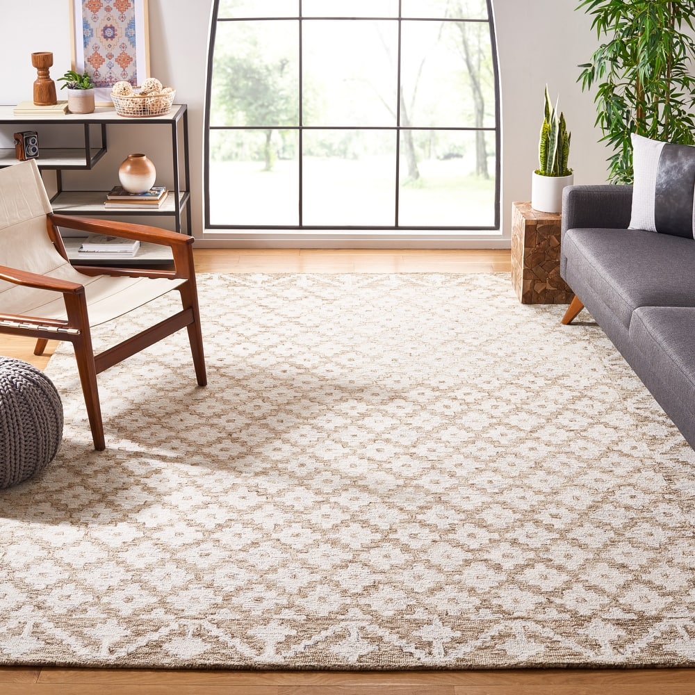 SAFAVIEH Handmade Metro Gulfem Wool Rug
