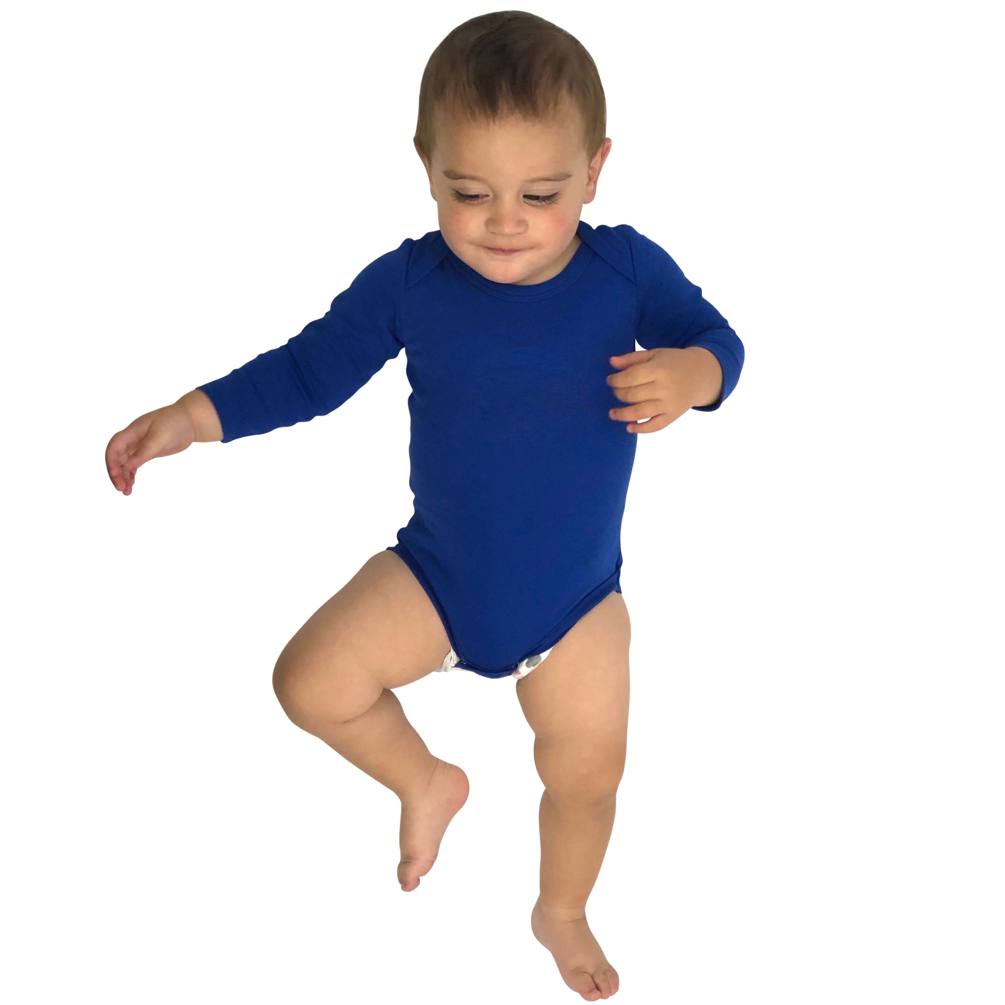 solid color long sleeve onesies