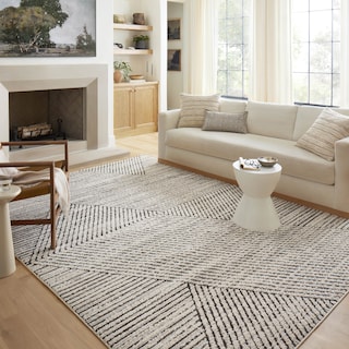 Alexander Home Vive Modern 3-D Geometric High-Low Area Rug