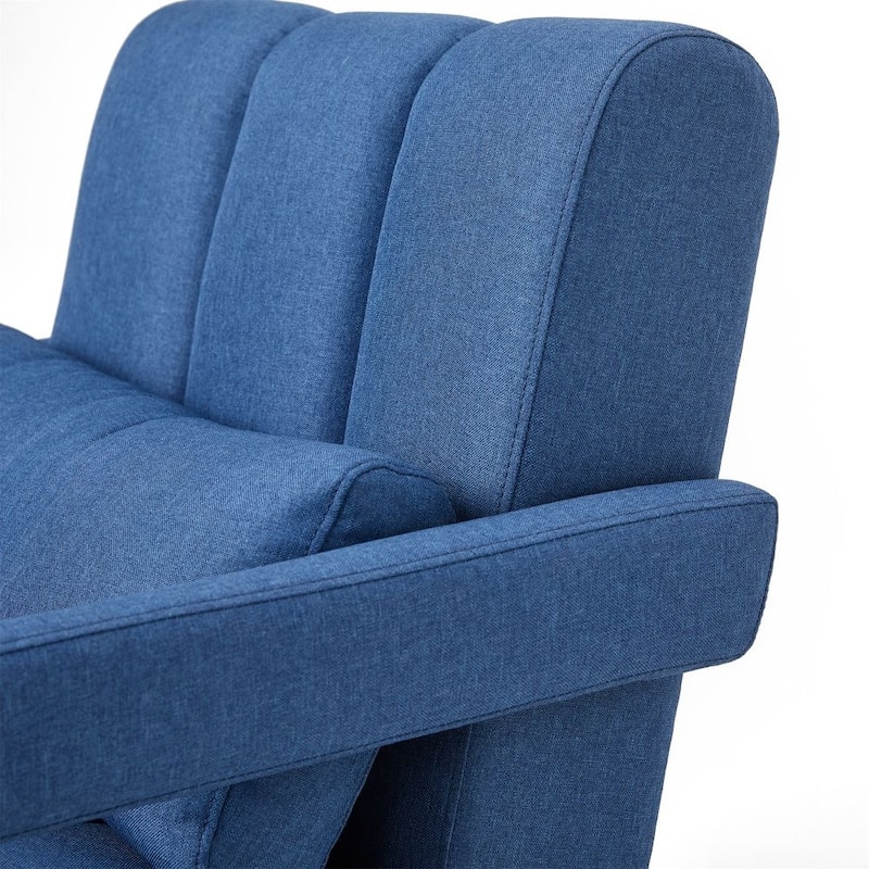 Modern Linen Fabric Upholstered Accent Chair