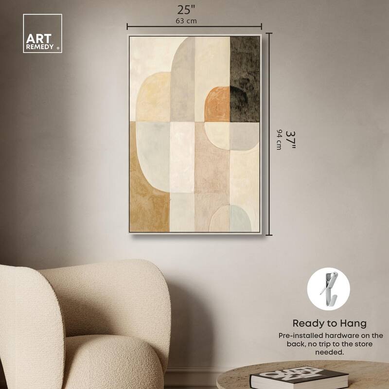 Overlapping Planes I Canvas by Art Remedy