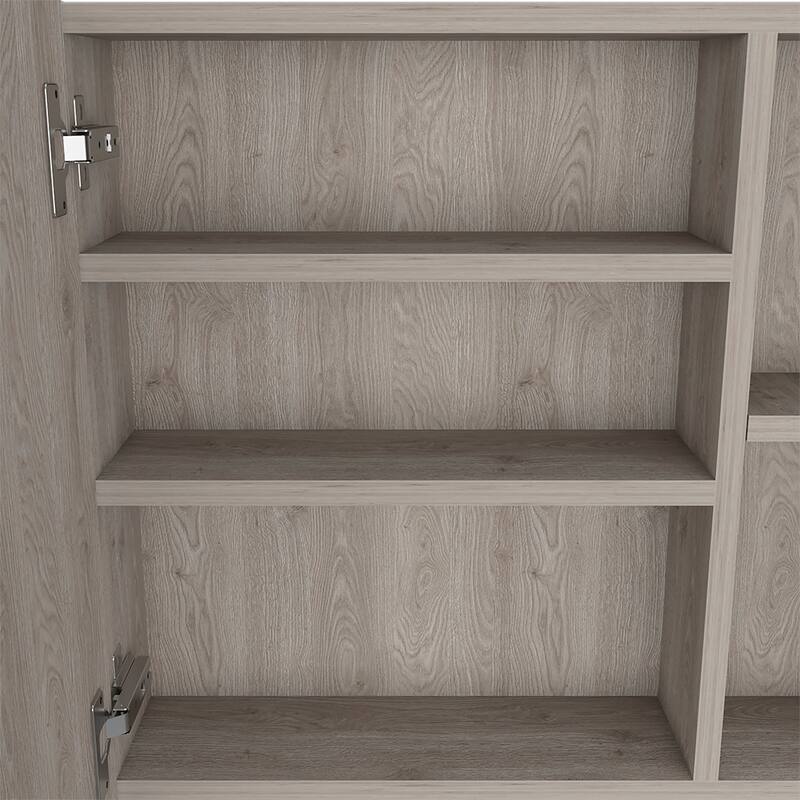 Medicine Cabinet, Three Internal Shelves, Single Door, Two External Shelves
