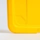 preview thumbnail 3 of 16, IRIS USA® Buckled Clear Box 60 Qt Buckle Lid - Yellow - Set of 6