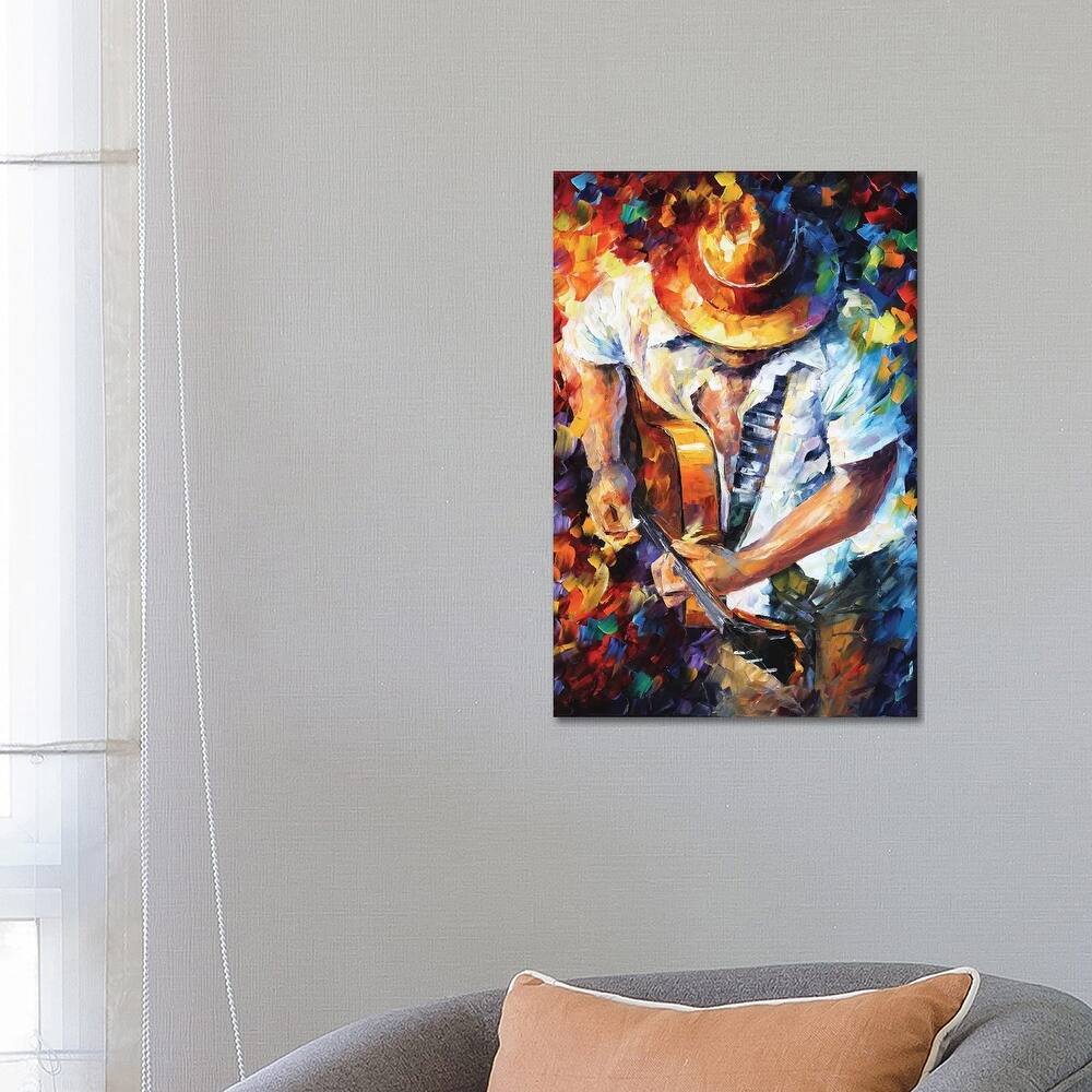iCanvas "Guitar and Soul" by Leonid Afremov Canvas Print