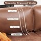 preview thumbnail 15 of 42, AECOJOY 79" Faux Leather Couch for Living Room, Loveseat Small Sofa, Indoor Modern Sofa for Apartment Office
