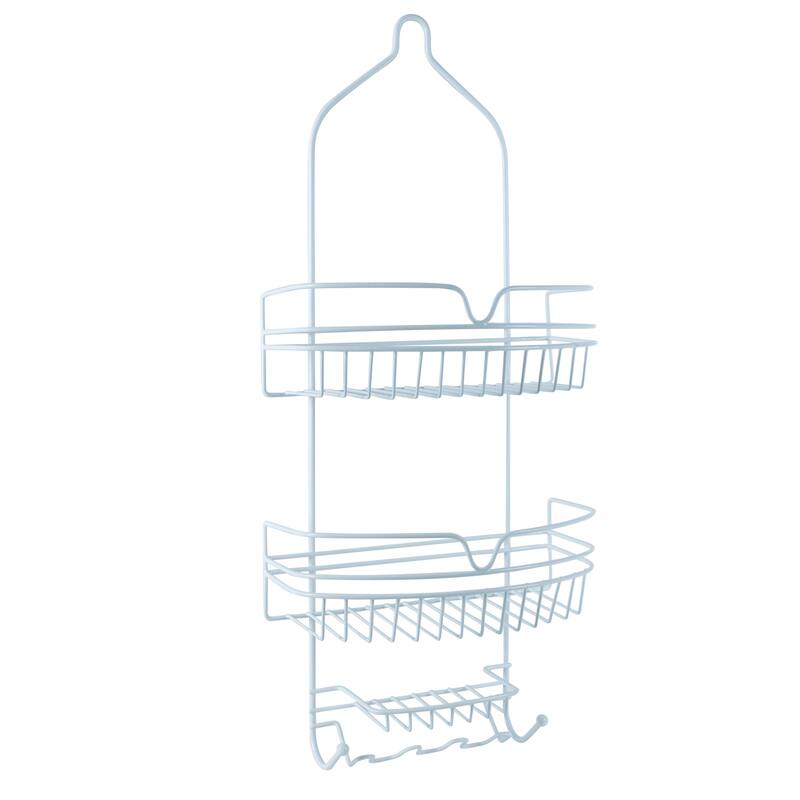Bath Bliss Round Wire Shower Caddy - 11.02" x 5.31" x 25.98"