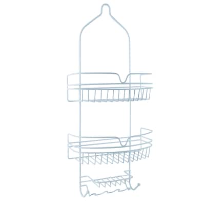 Bath Bliss Round Wire Shower Caddy - 11.02" x 5.31" x 25.98"