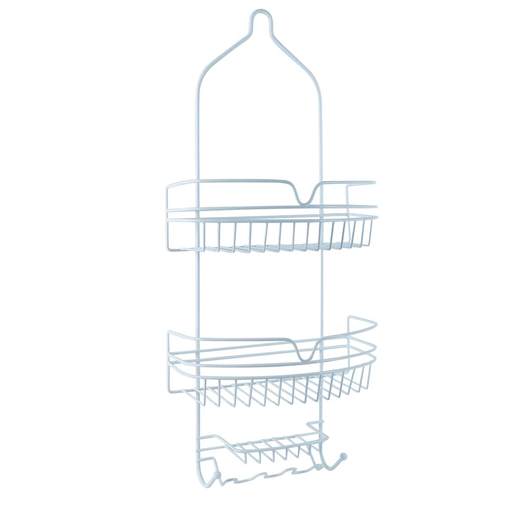 Bath Bliss Round Wire Shower Caddy - 11.02" x 5.31" x 25.98"