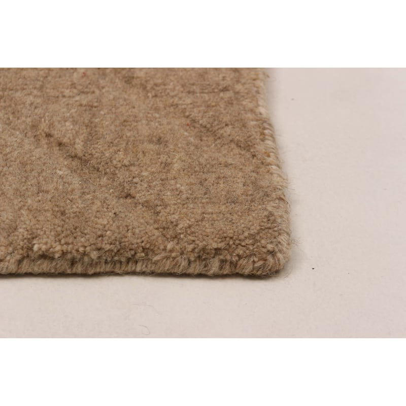 Kashkuli Gabbeh Tan Rug 6'5" x 9'3" - 6'5 x 9'3