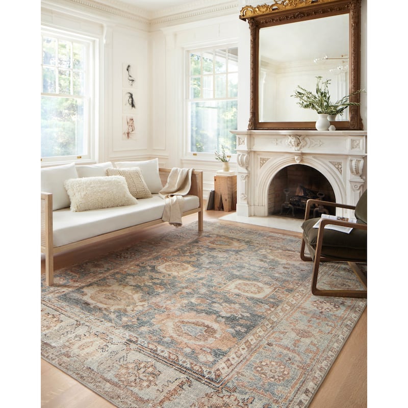 Alexander Home Sara Boho Persian Ultra Plush Area Rug - 3'-6" x 5'-6"