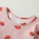 preview thumbnail 2 of 2, 100% Organic Cotton Toddler 2 Piece Pajama Set - Pink Strawberry