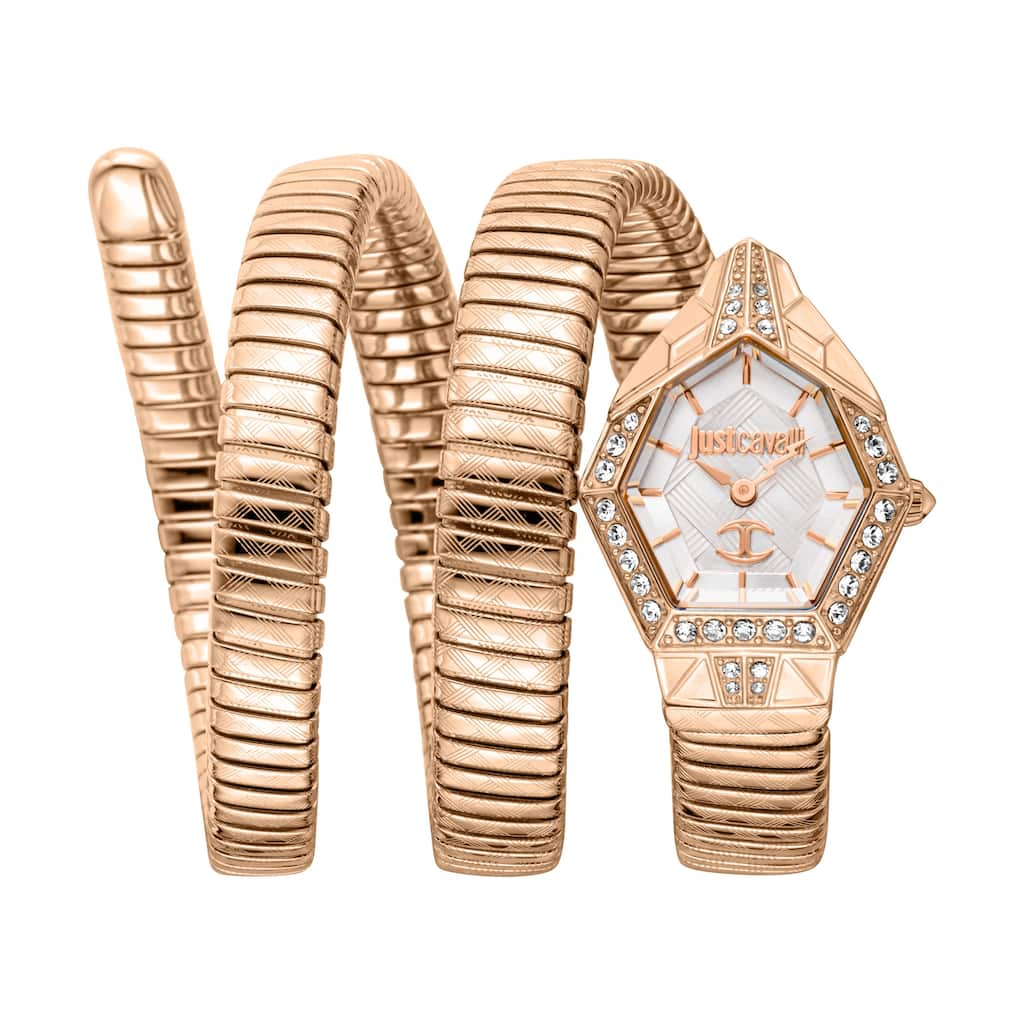 Just Cavalli Women's JC1L304M0085 Quartz Watch - Rose-Tone